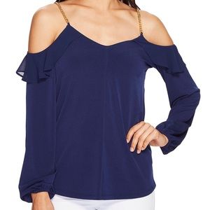 Michael Kors Cold Shoulder Blouse
